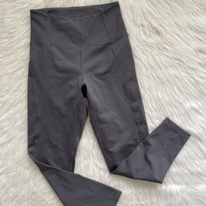 Girlfriend Collective Compressive Gray High Rise workout Leggings size Small